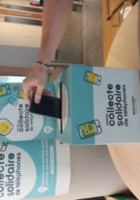 Collecte solidaire de téléphones