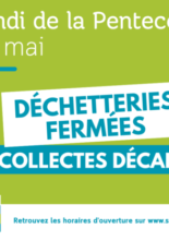 Lundi de Pentecôte : collectes reportées et déchetteries fermées