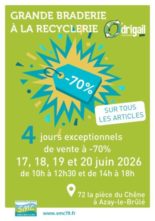 4 jours de braderie à la recyclerie O&rsquo;drigail