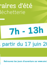 Dès le 17 juin, passage aux horaires d’été en déchetterie !